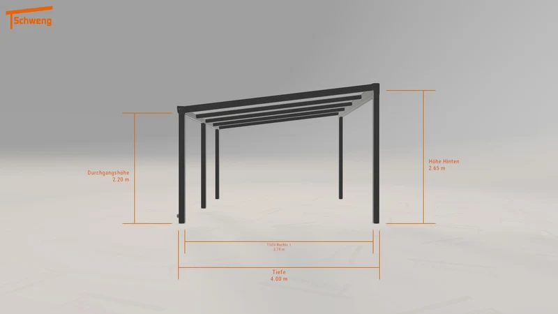 #DE Schweng Terrassenüberdachung S400 (ID 5mg8z4)