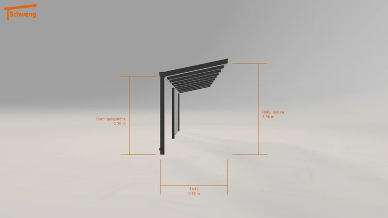 #DE Schweng Terrassenüberdachung S400 (ID 2qg58q)