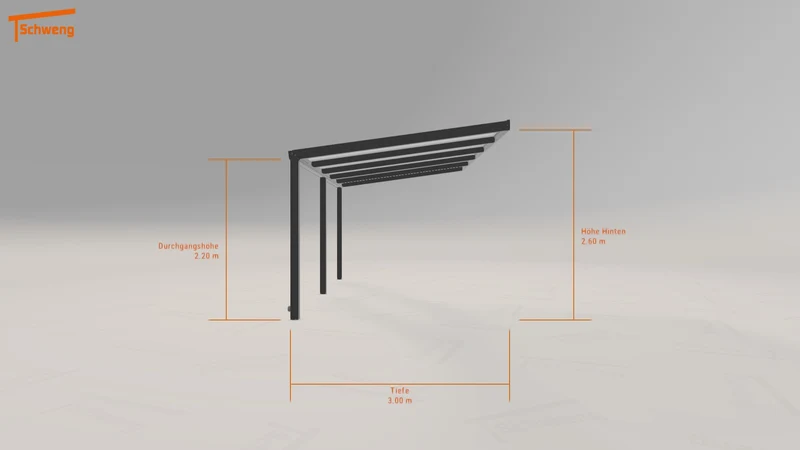 #AT Schweng Pultdachcarport S350 (ID zbk97m) #MTG