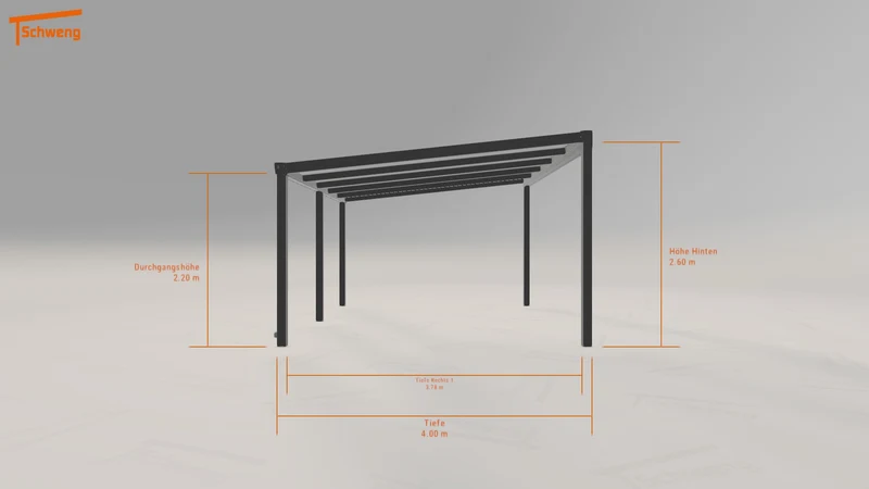#DE Schweng Terrassenüberdachung S400 (ID 85rz3n)