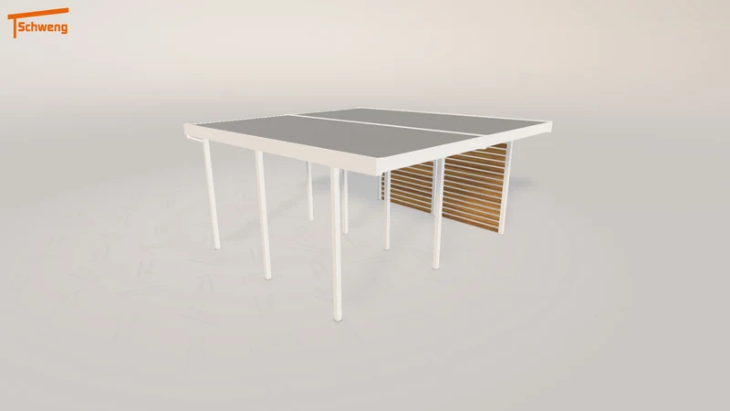 #DE Schweng Flachdachcarport C600 (ID qd39zz) #MTG