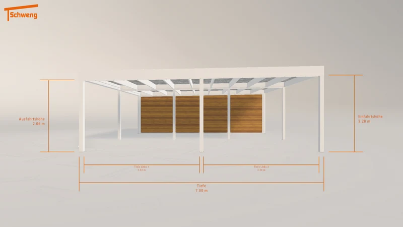 #DE Schweng Flachdachcarport C600 (ID k23v5y) #MTG