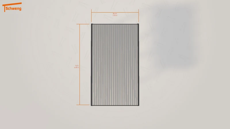 #DE Schweng Flachdachcarport C600 (ID v4d2np)