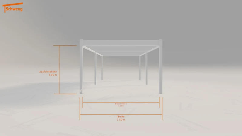 #DE Schweng Flachdachcarport C600 (ID bk8dmq) #MTG