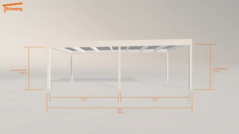#DE Schweng Flachdachcarport C600 (ID bk8dmq) #MTG