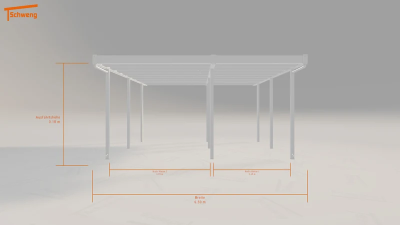 #DE Schweng Flachdachcarport C600+ (ID ygkzvp) #MTG