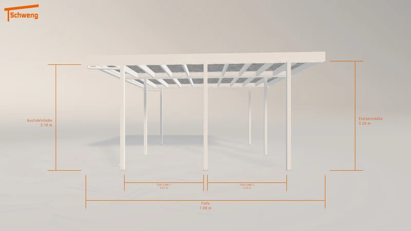 #DE Schweng Flachdachcarport C600+ (ID ygkzvp) #MTG