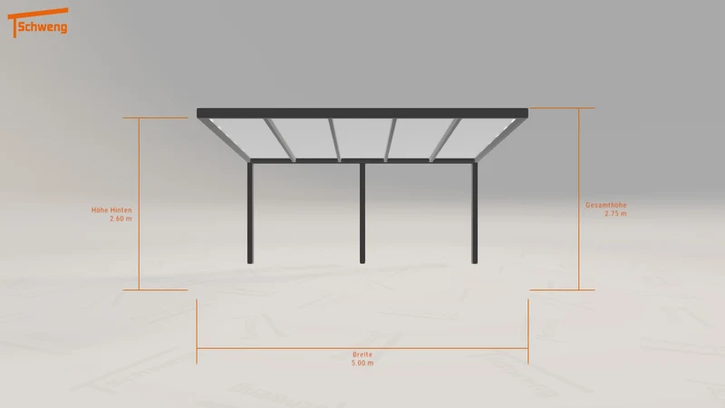 #DE Schweng Pultdachcarport S350 (ID ygkmwb) #MTG