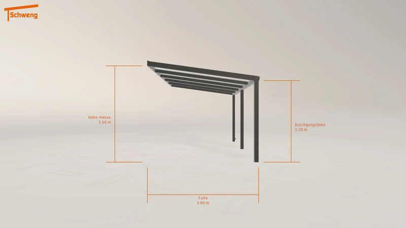 #DE Schweng Pultdachcarport S350 (ID ygkmwb) #MTG