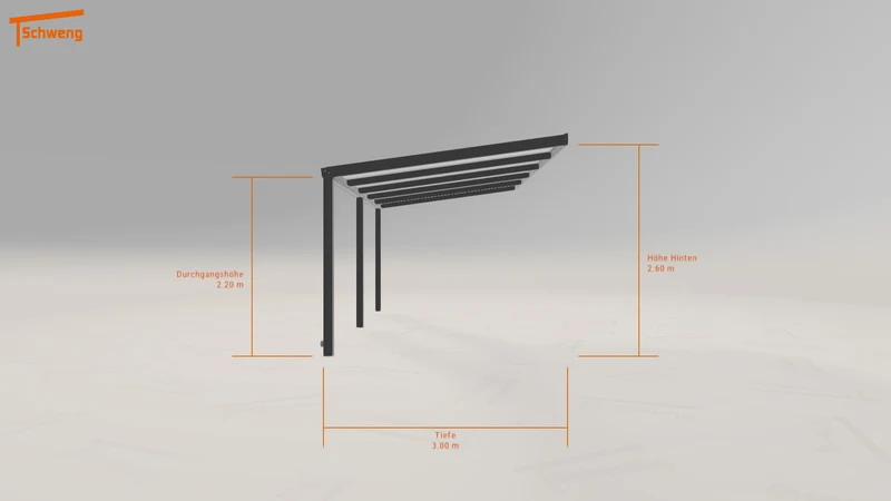 #DE Schweng Pultdachcarport S350 (ID ygkmwb) #MTG