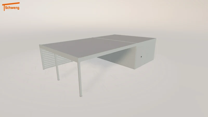 #DE Schweng Flachdachcarport C600+ (ID rj34qm) #MTG