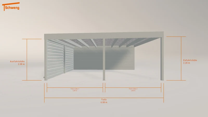 #DE Schweng Flachdachcarport C600+ (ID rj34qm) #MTG