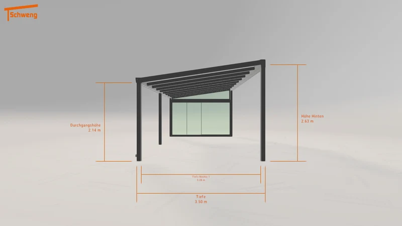 #DE Schweng Terrassenüberdachung S400 (ID mj3w85)