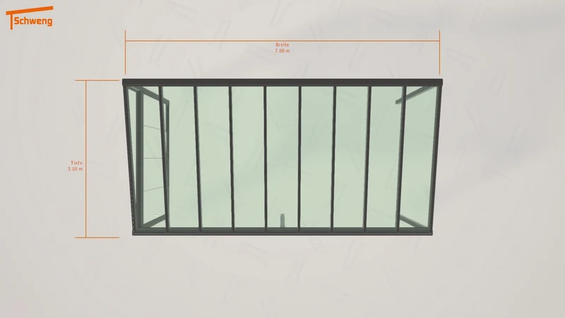#DE Schweng Terrassenüberdachung S400 (ID mj3w85)