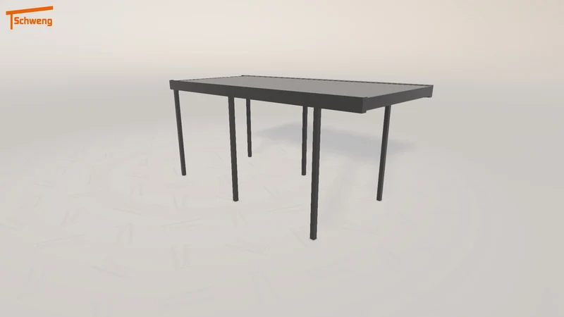 #DE Schweng Flachdachcarport C600 (ID x7kq9n)