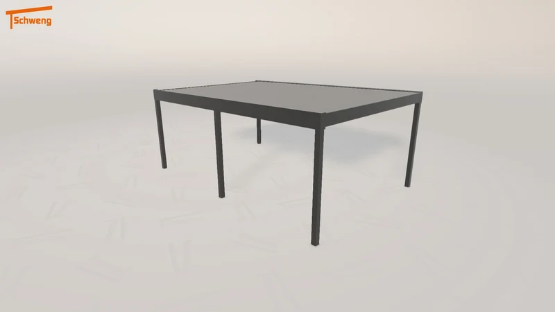 #DE Schweng Flachdachcarport C600+ (ID 5mg58d)