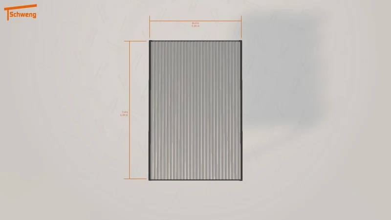 #DE Schweng Flachdachcarport C600+ (ID 5mg58d)