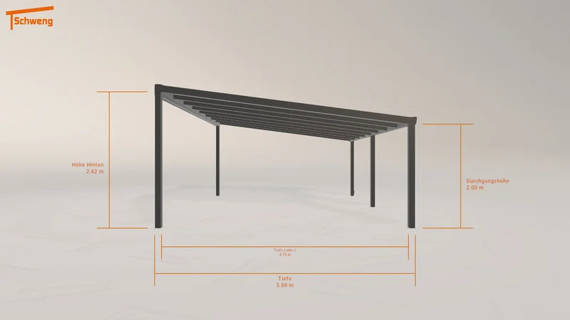 #DE Schweng Terrassenüberdachung S400 (ID k23wqb)