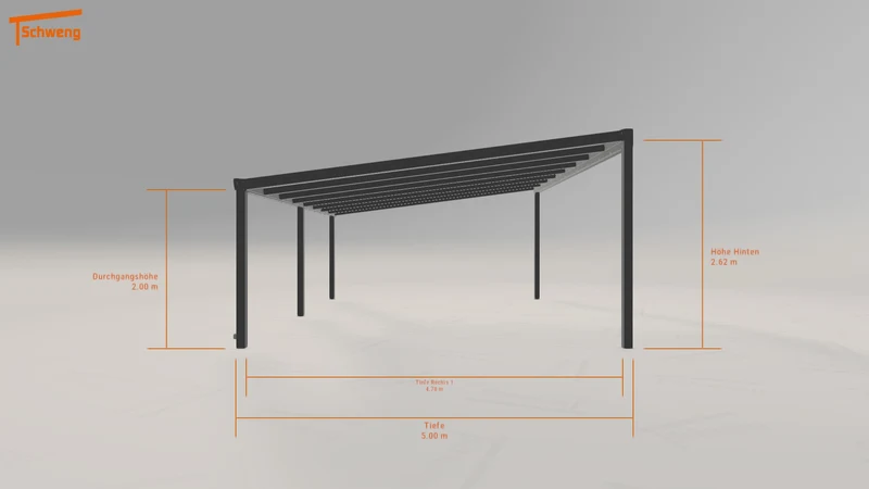 #DE Schweng Terrassenüberdachung S400 (ID k23wqb)