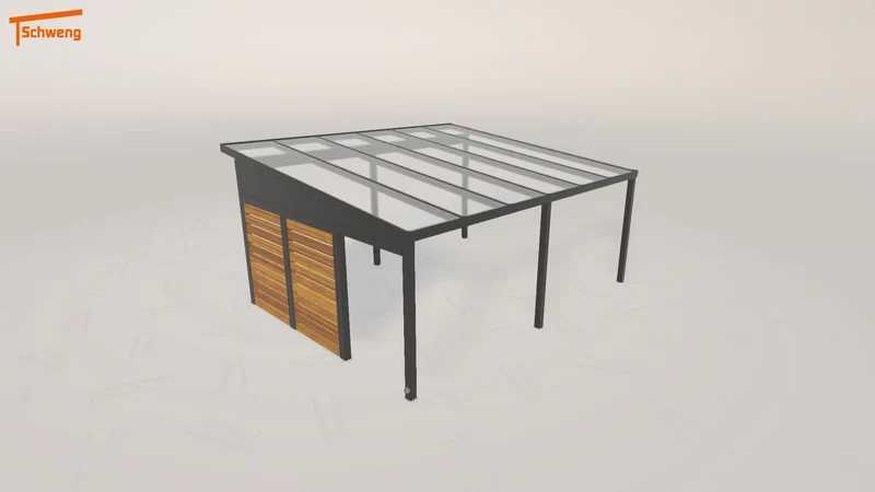 #DE Schweng Pultdachcarport S400 (ID x7kqzn)