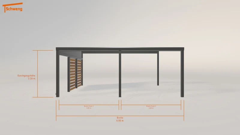 #DE Schweng Pultdachcarport S400 (ID x7kqzn)