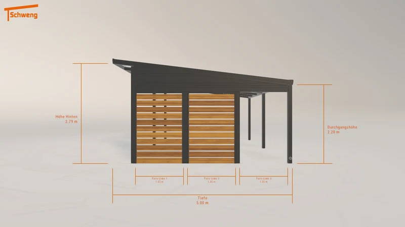 #DE Schweng Pultdachcarport S400 (ID x7kqzn)