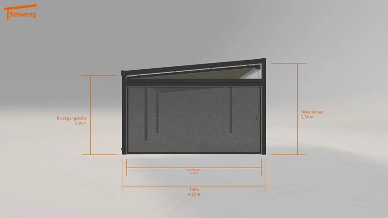 #DE Schweng Terrassenüberdachung S400 (ID 2qgv99)