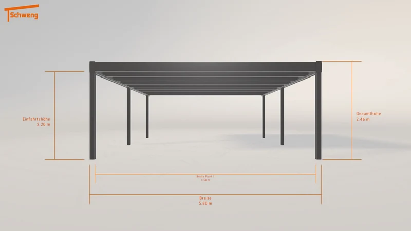 #DE Schweng Flachdachcarport C600+ (ID ygkmwr) #MTG