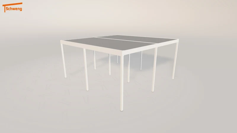 #DE Schweng Flachdachcarport C600 (ID g7b9k8)