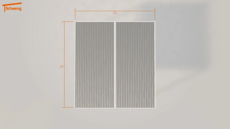 #DE Schweng Flachdachcarport C600 (ID g7b9k8)
