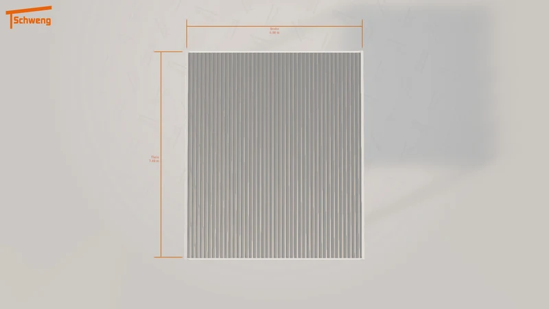 #DE Schweng Flachdachcarport C600 (ID n53q8v)