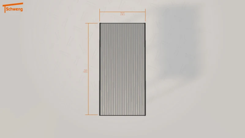 #DE Schweng Flachdachcarport C600 (ID x7kdpy)