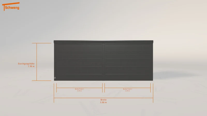 #DE Schweng Pultdachcarport S400 (ID zbkrz5)