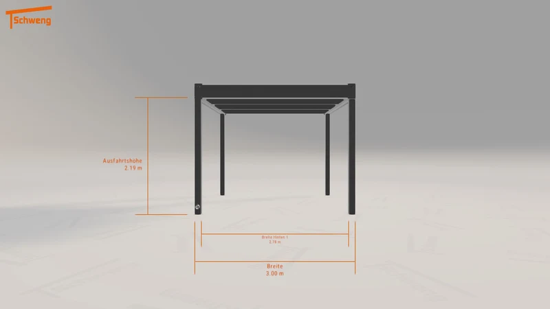 #DE Schweng Flachdachcarport C600 (ID n53wqb) #MTG