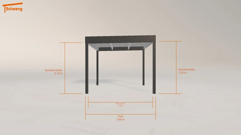 #DE Schweng Flachdachcarport C600 (ID n53wqb) #MTG