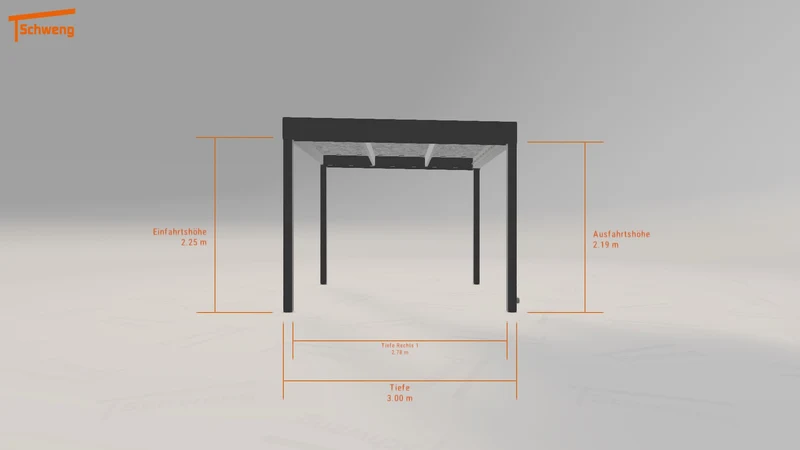 #DE Schweng Flachdachcarport C600 (ID n53wqb) #MTG