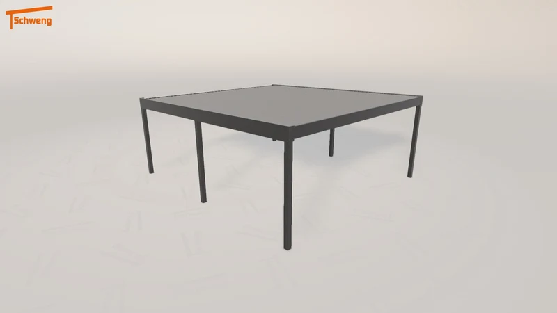 #DE Schweng Flachdachcarport C600 (ID rj3dp9)
