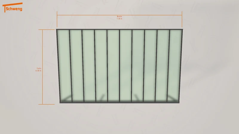 #DE Schweng Terrassenüberdachung S400 (ID qd375g)