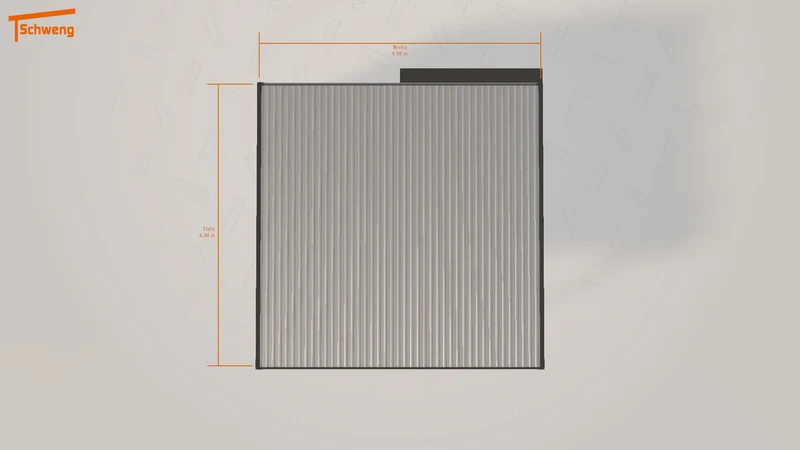 #DE Schweng Flachdachcarport C600+ (ID k23d5p)