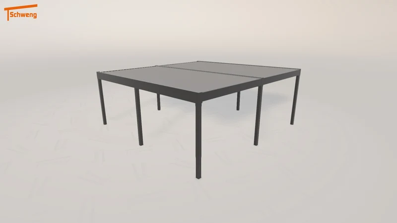 #DE Schweng Flachdachcarport C600 (ID qd3b7z) #MTG
