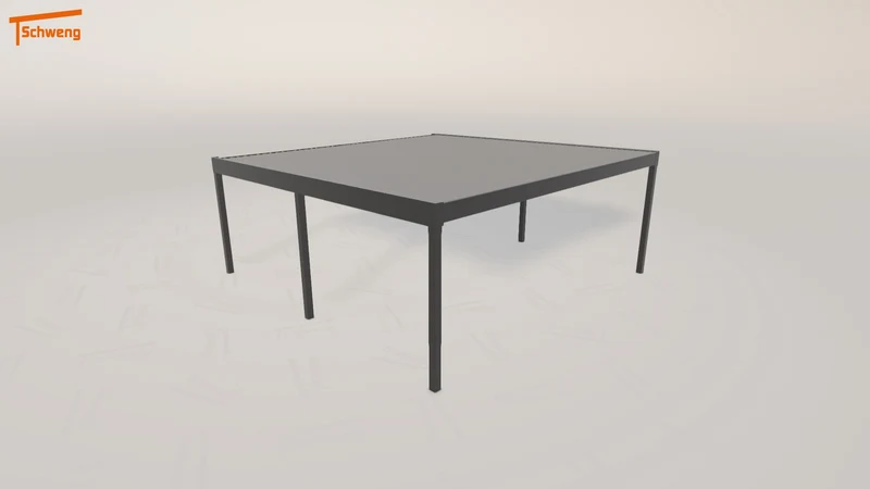 #DE Schweng Flachdachcarport C600 (ID qd3bqz)
