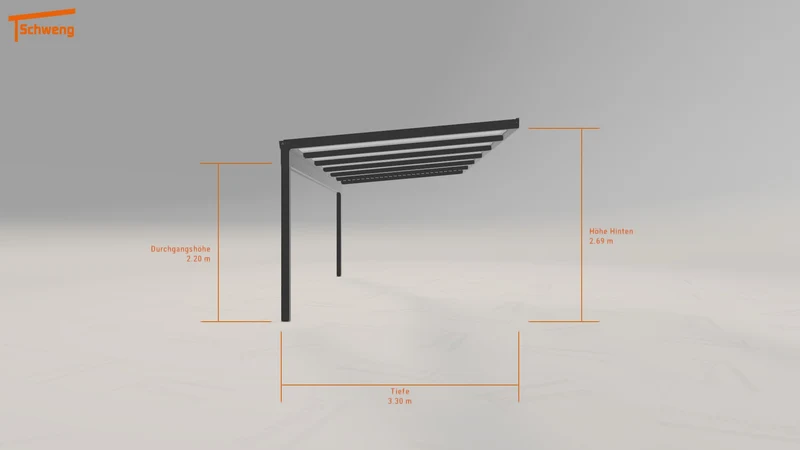 #DE Schweng Pultdachcarport S350 (ID mj3wg8) #MTG