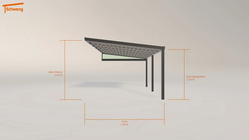 #DE Schweng Terrassenüberdachung S400 (ID 5mg5bw)