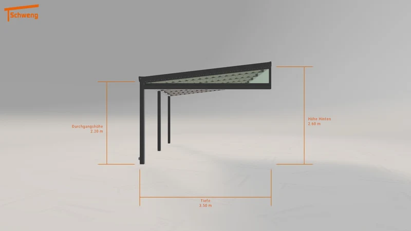 #DE Schweng Terrassenüberdachung S400 (ID 5mg5bw)