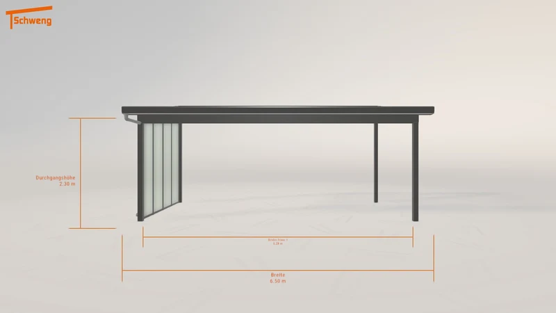 #DE Schweng Pultdachcarport S400 (ID 33g9zy) #MTG