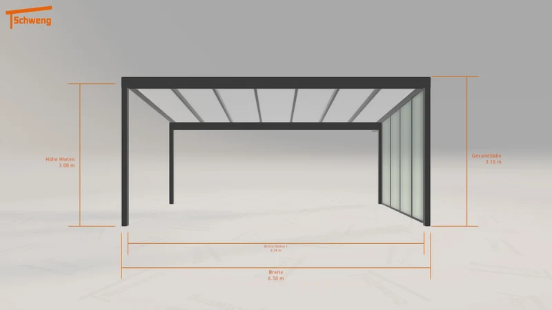 #DE Schweng Pultdachcarport S400 (ID 33g9zy) #MTG