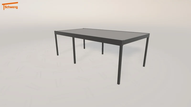 #DE Schweng Flachdachcarport C600 (ID qd3938)