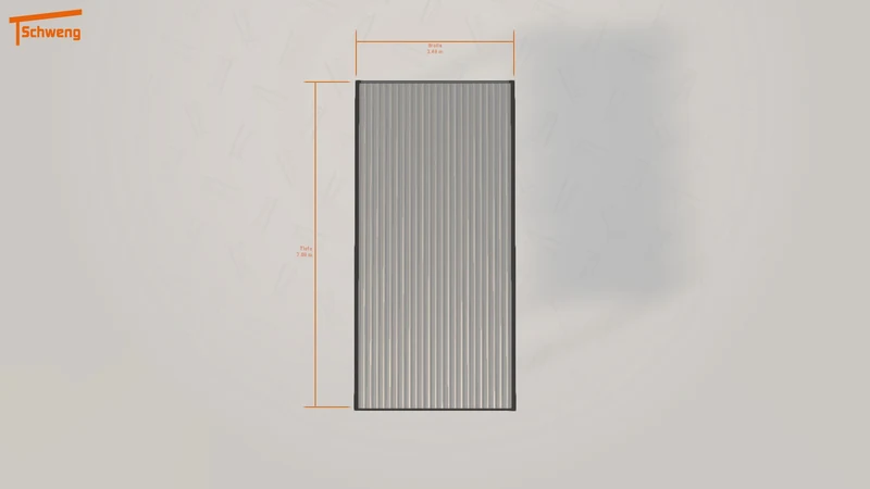 #DE Schweng Flachdachcarport C600 (ID qd3938)