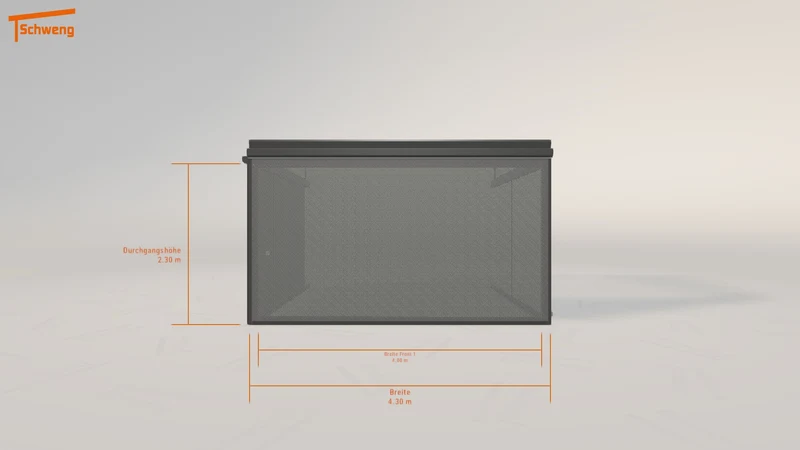 #DE Schweng Terrassenüberdachung S400 (ID 9wdr5y)