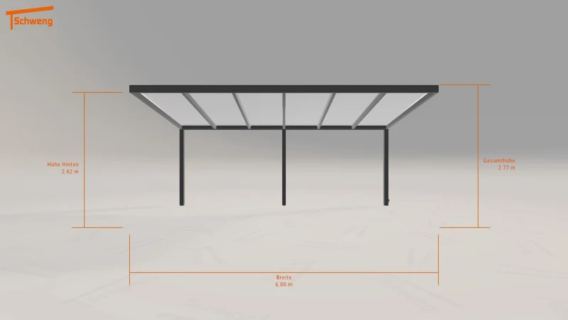 #AT Schweng Pultdachcarport S400 (ID 5mg2y4)